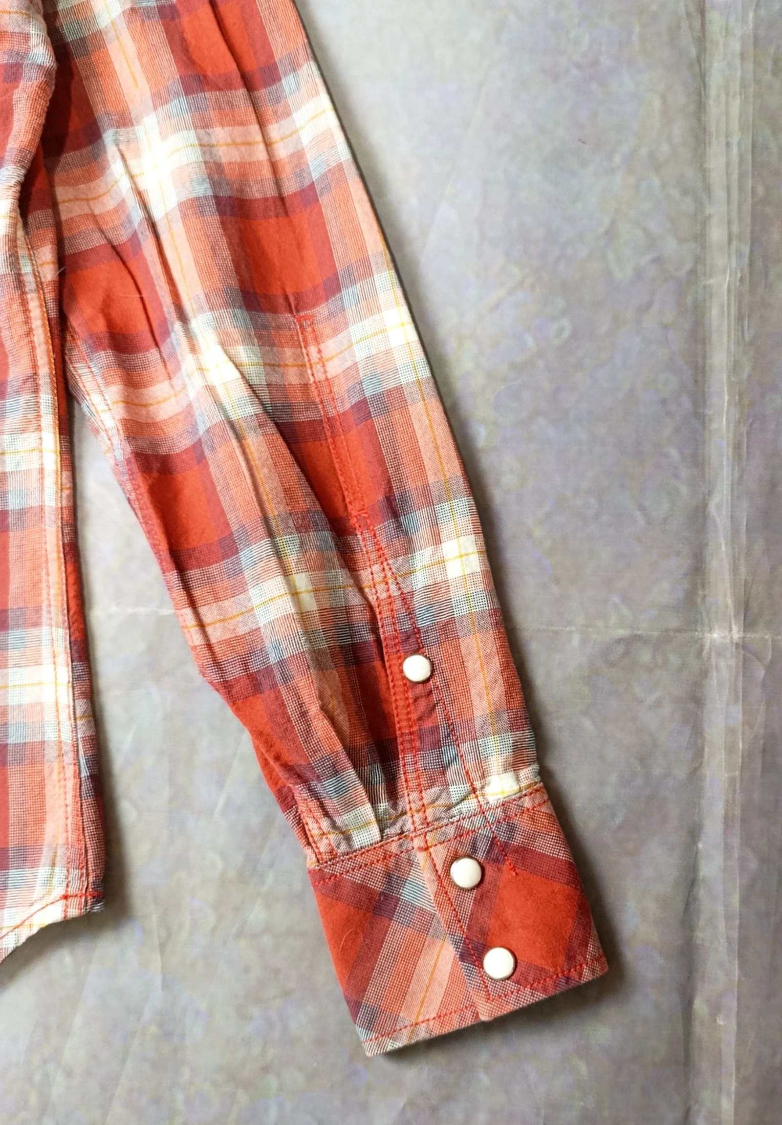 G-Star RAW ARC 3D Plaid Western Shirt Red Men's Size S Vintage Style – photo 5